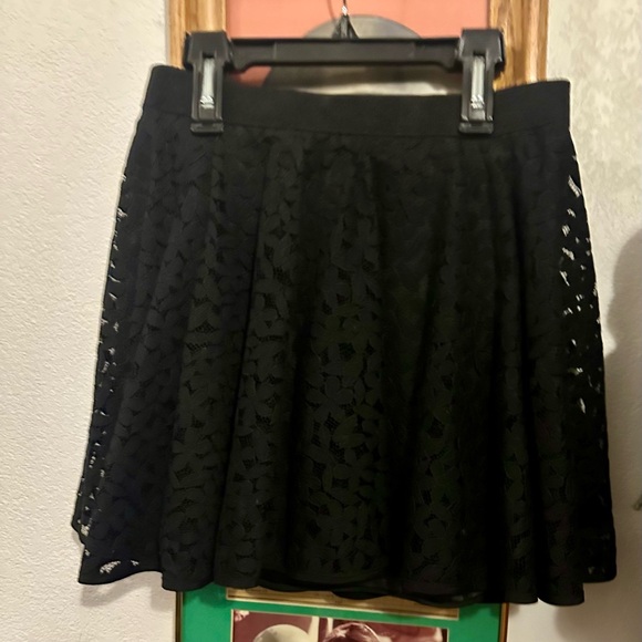 NWT Milly Mini Black Lace $170 circle Skirt - Picture 4 of 5